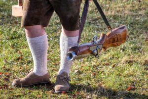 traditional bavarian socks and shoes