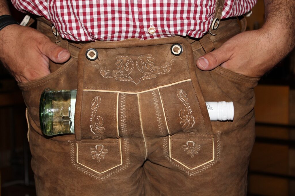 leather pants, pocket, funny