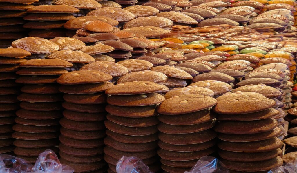 German Christmas gingerbread cookies