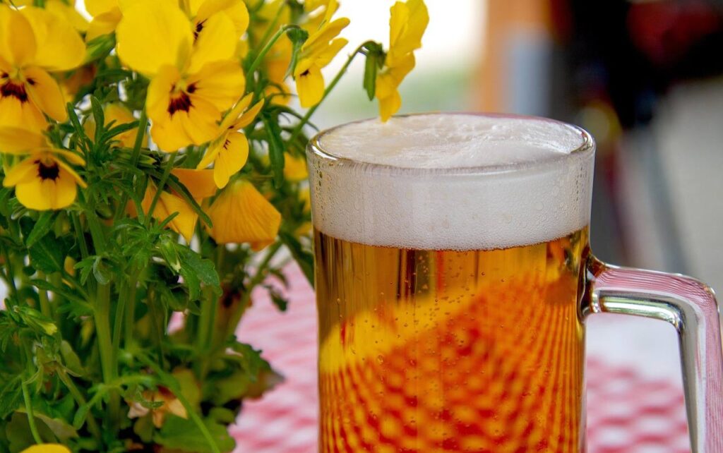 beer garden
