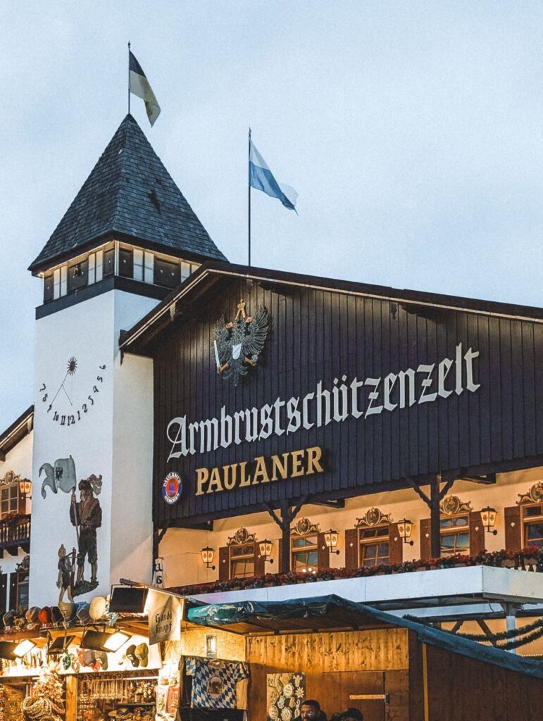 The Armbrustschützenzelt tent at Oktoberfest in Munich