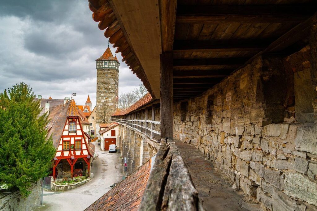 rothenburg town wall